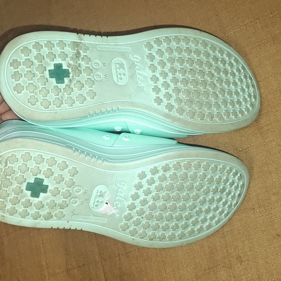 Gales Women's Frontline Nurse Shoes Mint  Slip On Lightweight sz8 - Picture 4 of 5